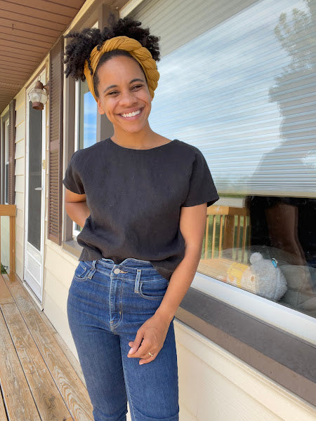 Boxy Top in Black