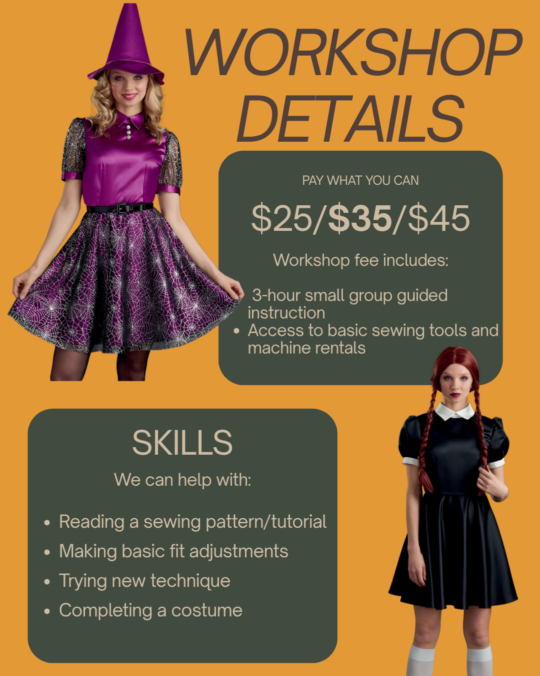 Halloween Costume Sewing Workshop | All Levels