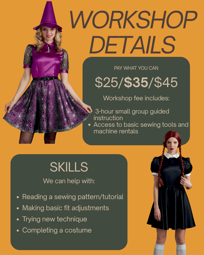 Halloween Costume Sewing Workshop | All Levels