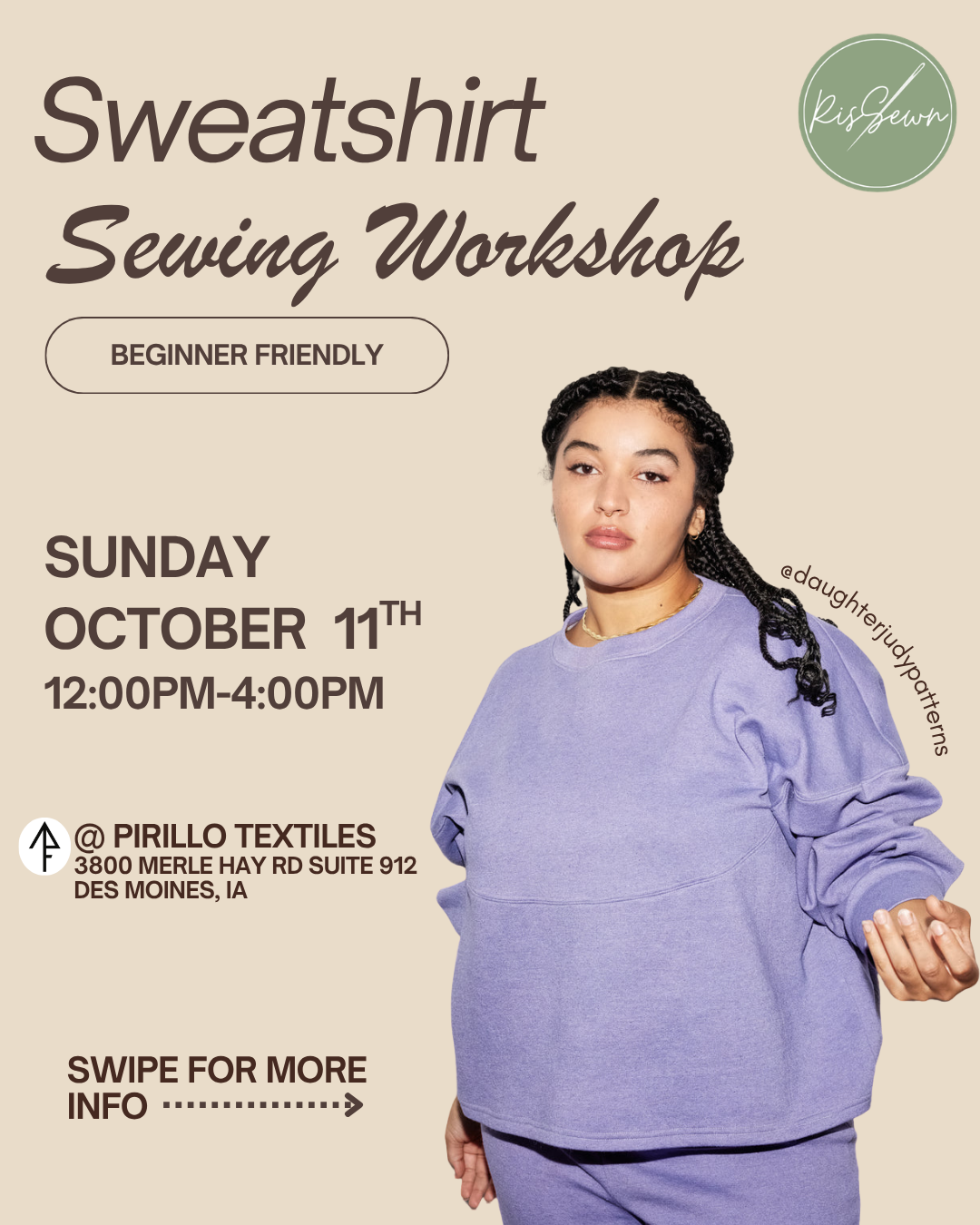 Sweatshirt Workshop | Confident Beginner