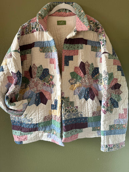 Dresden Plate Quilt Jacket