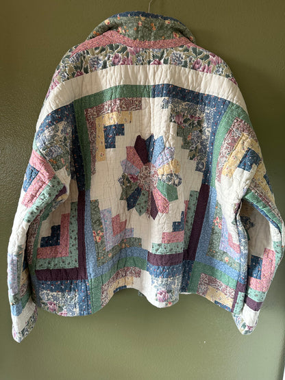 Dresden Plate Quilt Jacket