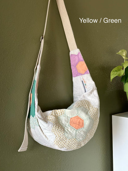 Quilted Crescent Bag